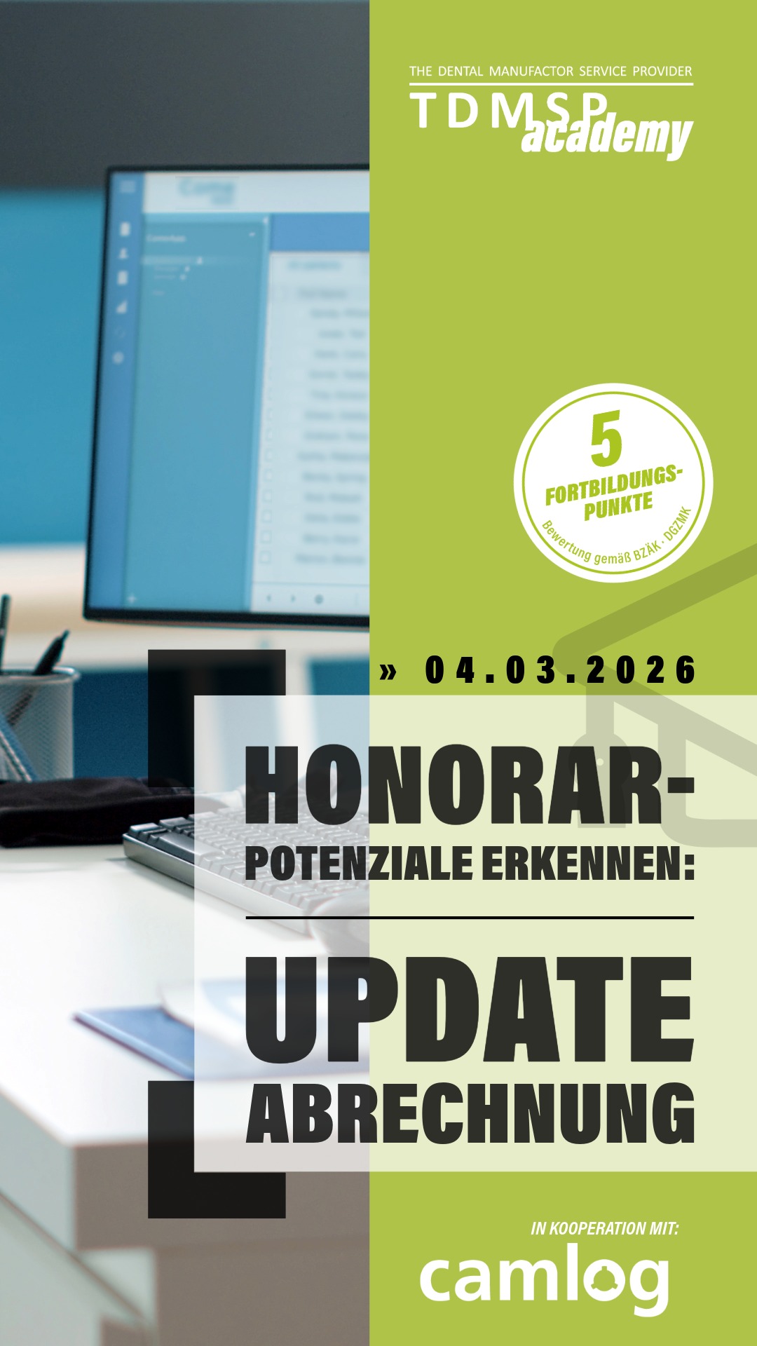 workshop story Honorarpotenziale erkennen Update Abrechnung 1